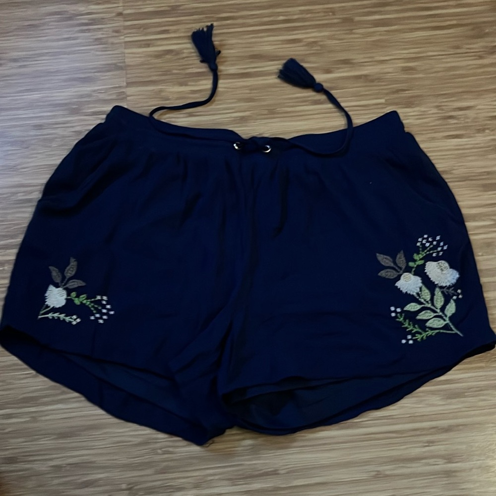 Blue BOHO shorts